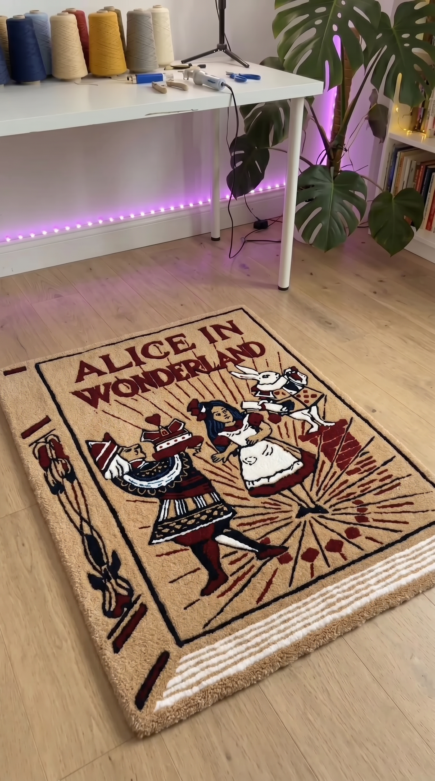 "Alice In Wonderland" Rug